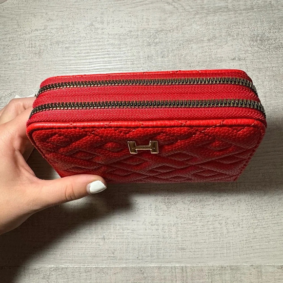 Red Halston Wallet - NWT - Picture 2 of 9